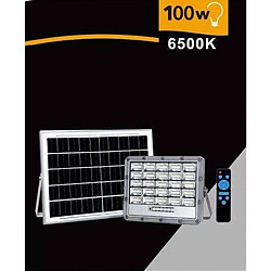 Tradex SOLAIRE LED 100W COLD LIGHT TÉLÉCOMMANDE INDICATEUR DE CHARGE TK08-100W