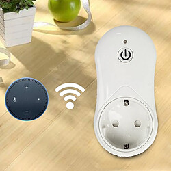 Wewoo Prise Connectée 16A 2,4 GHz Alexa WiFi Contrôle Smart Timer de courant à la maison, AC 100-240 V, UE Plug