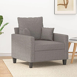 Maison Chic Fauteuil relax,Chaise pour salon Taupe 60 cm Tissu -MN53338