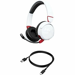 Casques avec Micro Gaming Hyperx Cloud Mini Blanc Enfant pas cher