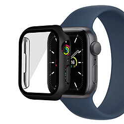 Coque en TPU électroplaqué, mat, noir pour votre Apple Watch Series 7 41mm