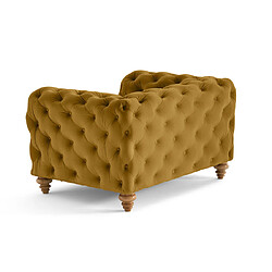 Avis Lisa Design Walter - fauteuil chesterfield en velours - pieds bois