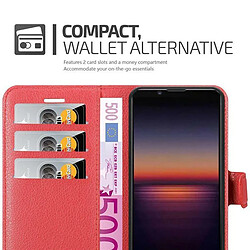 Acheter Cadorabo Coque Sony Xperia 1 II Etui en Rouge