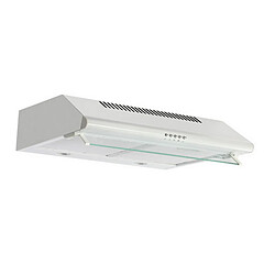 Hotte visière 60cm 344m3/h blanc - AHC 640 WH - AIRLUX 