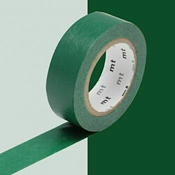 Masking tape unicolore - Vert paon - 1,5 cm x 7 m