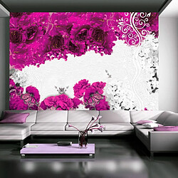 Paris Prix Papier Peint Colors of Spring : Fuchsia 210 x 300 cm