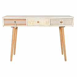 Acheter Console DKD Home Decor Sapin Naturel Blanc 120 x 35 x 80 cm