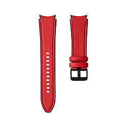 Bracelet en PU 20 mm réglable rouge pour votre Samsung Galaxy Watch4 44mm 40mm