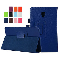 Housse Samsung Galaxy Tab S4 Wifi - 4G/LTE Style Cuir bleue navy avec Stand - Etui coque de protection tablette Galaxy Tab S4 10,5 pouces 2018 T830 / T835 - accessoires pochette XEPTIO !