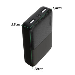 Avis Batterie de Secours 10000mAh 2x Sortie Charge USB 12W Ultra Compact Akashi noir