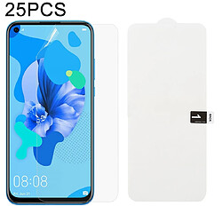 Wewoo Film protecteur de protection souple avec Hydrogel doux de 25 PCS alcool en coton + carte à gratter pour Huawei Nova 5i / P20 Lite 2019