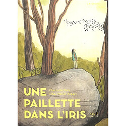 Une paillette dans l'iris