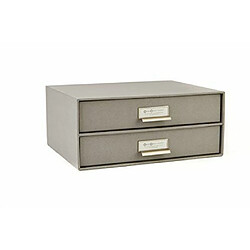 Birger 943154144 STORE.IT Bigso Box Boîte de rangement avec tiroirs 33 x 25 x 14,5 cm-Gris