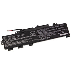 vhbw batterie compatible avec HP EliteBook 850 G5 (2FH27AV), 850 G5 (3JX13EA), 850 G5 (3JX14EA) laptop (4700mAh, 11.55V, Li-Polymère, noir)