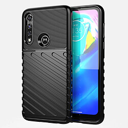 Coque en TPU texture sergé souple noir pour votre Motorola Moto G Power