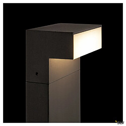 Borne extérieure SLV L-LINE OUT 50, , horizontal, anthracite, LED, 7W, 3000/4000K, IP65, interrupteur CCT - SLV