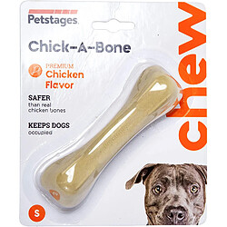 Petstages Jouet à mâcher pour chien Chick-a-Bone - sûr/naturel/sain - os saveur poulet