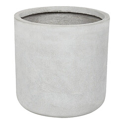 Beliani Cache-pot 34 x 34 x 33 cm gris MESSENE