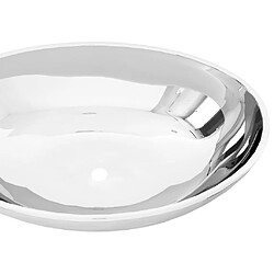 Avis vidaXL Lavabo 40 x 33 x 13,5 cm Céramique Argenté