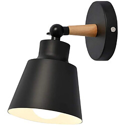 Stoex Moderne Applique Murale Industrielle en Métal Luminaires E27 Edison Loft Lampe pour Café Bar Couloir Salle à Manger Salon Chambre (Noir