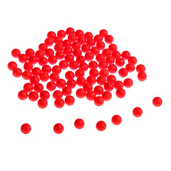 200pcs Pêche Flottant Bobbers Dérive Boule Indicateur De Mousse 7mm Rouge Et Jaune