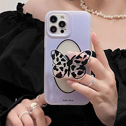 GUPBOO Étui pour iPhone11 support de papillon motif de lait pour femmes étui de téléphone portable de style coréen silicone silicone