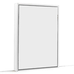 Inside 75 TONIC Armoire lit verticale compacte blanc mat ultra plate couchage 160 * 200 cm