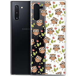 Caseink Coque Pour Samsung Galaxy Note 10 (6.3 ) [Gel HD Collection Summer Design Hibou - Souple - Ultra Fin - Imprimé en France]