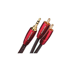 Audioquest Golden Gate mini-jack RCA - Câble Mini-jack 3,5 mm vers RCA de 5 m