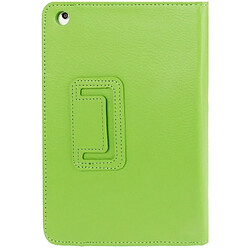 Wewoo Smart Cover vert pour iPad mini 1/2/3 Litchi Texture Flip étui en cuir avec fonction de support