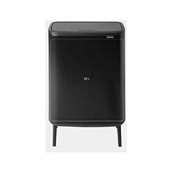 Brabantia Poubelle Touch Bo Touch Bin Hi, 60L - Matt Black 130229