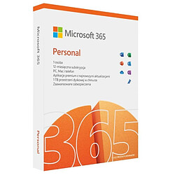 Microsoft 365 Personal PL P8 1Y 1U Win/Mac QQ2-01434 Successor of P/N: QQ2-01000