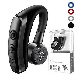 Acheter Wewoo mains libres Bluetooth sans fil écouteurs voiture casques téléphone avec micro (noir)