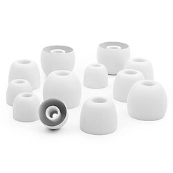 Acheter OKULI 12 x Écouteurs en Silicone Embouts d'oreilles pour Samsung Galaxy Buds 2 Pro Casque Écouteurs en Blanc