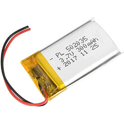 1 pièce 502035 batterie Lipo rechargeable (3.7v, 300mAh Lipo) pour écouteurs Bluetooth, montres intelligentes, points de vente, instruments médicaux et autres appareils