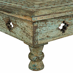 Acheter Table Basse Alexandra House Living Bleu 33 x 14 x 33 cm