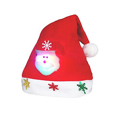 Acheter Wewoo Décoration de Noël à porter de Napped tissu Santa Hat enfants luminescents habiller chapeau de Noël, livraison aléatoire de modèle