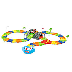 Acheter 144pcs Circuit de Voiture Tracks Magiques Flexible Car Magic Neon avec Voiture de Circuit Race Car pour Enfants de 3 Ans