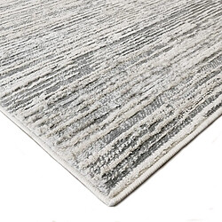 Avis Thedecofactory VESTALE LINES - Tapis extra-doux motif lignes gris crème 160x230