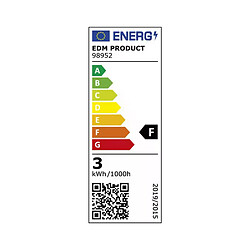 Lampe LED EDM 3 W F G9 260 Lm (3200 K)