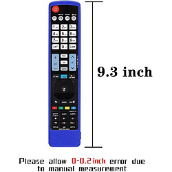 SANAG Housse Coque En Silicone Pour Lg Tv Telecommande, Agf76692608 Akb73615303 Akb73756567, Antiderapage, Antisismique, Lavable, Etui De Protection Pour Lg Telecommande(Bleu)