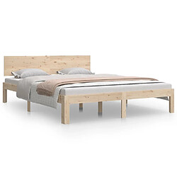 vidaXL Cadre de lit sans matelas 150x200 cm