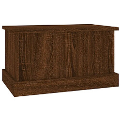 Acheter vidaXL Boîte de rangement chêne marron 50x30x28 cm bois d'ingénierie