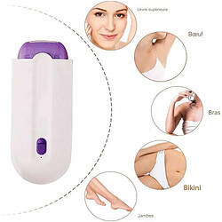 Kit d'épilation professionnelle indolore, épilateur laser électrique rechargeable par USB, rasoir pour le corps, le visage, les jambes et les mains