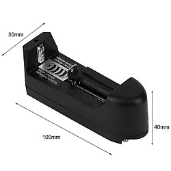 Universal Chargeur universel de l'UE pour 3,7 V 18650 16340 14500 Batterie rechargeable Li-ion