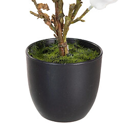 Avis BigBuy Home Plante décorative Polyester Polyéthylène Fer 22 x 22 x 38 cm Magnolia