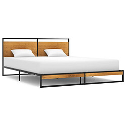 vidaXL Cadre de lit sans matelas métal 160x200 cm 