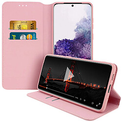 Avizar Housse Samsung Galaxy S20 Plus Étui Folio Portefeuille Fonction Support rose