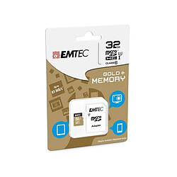 Acheter EMTEC Carte Micro SDHC 32Go UHS1 CL10 + adaptateur