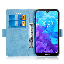 Acheter Wewoo Housse Coque Pour Huawei Y5 2019 / Honor 8s Retro Horizontal Flip PU en cuir avec fentes cartes et support bleu